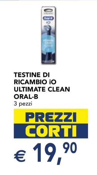 TESTINE DI RICAMBIO iO ULTIMATE CLEAN ORAL-B