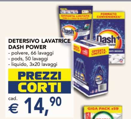 Detersivo Lavatrice Dash Power