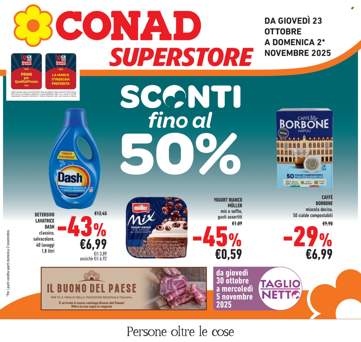 Volantino Conad Superstore - 23/10/2025 - 2/11/2025. Pagina 1
