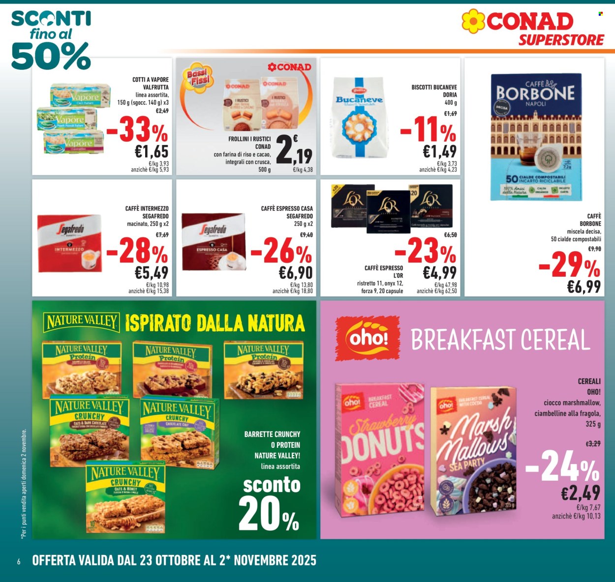 Volantino Conad Superstore - 23/10/2025 - 2/11/2025. Pagina 6