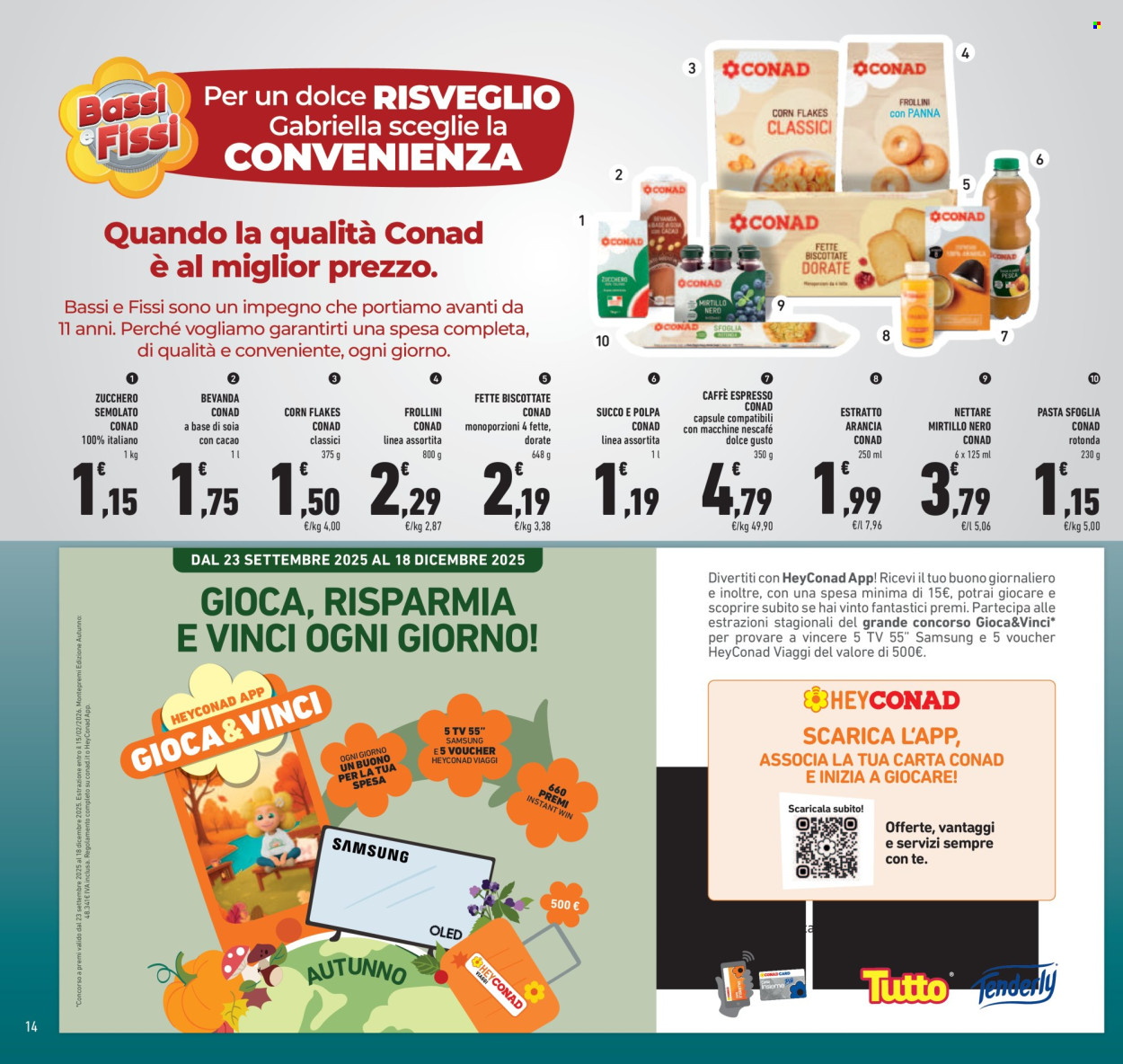 Volantino Conad Superstore - 23/10/2025 - 2/11/2025. Pagina 14