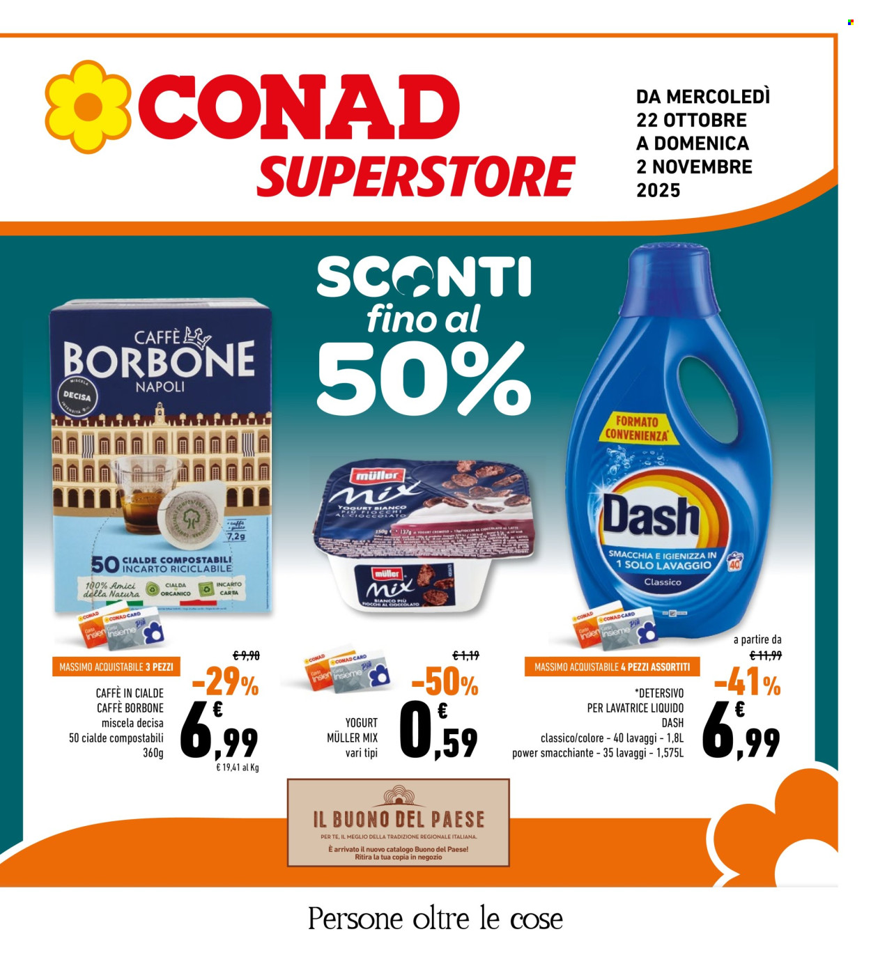 Volantino Conad Superstore - 22/10/2025 - 2/11/2025. Pagina 1