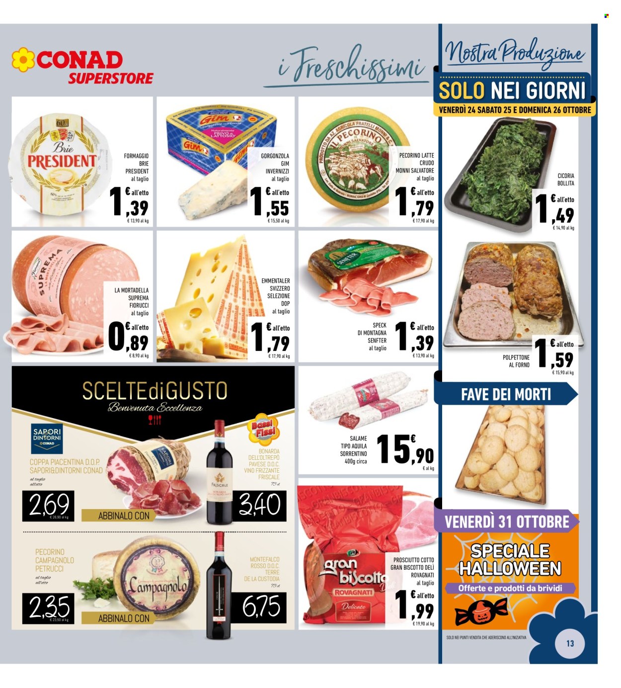 Volantino Conad Superstore - 22/10/2025 - 2/11/2025. Pagina 13