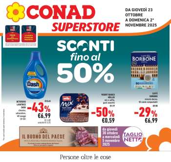 Volantino Conad Superstore - 23/10/2025 - 2/11/2025.