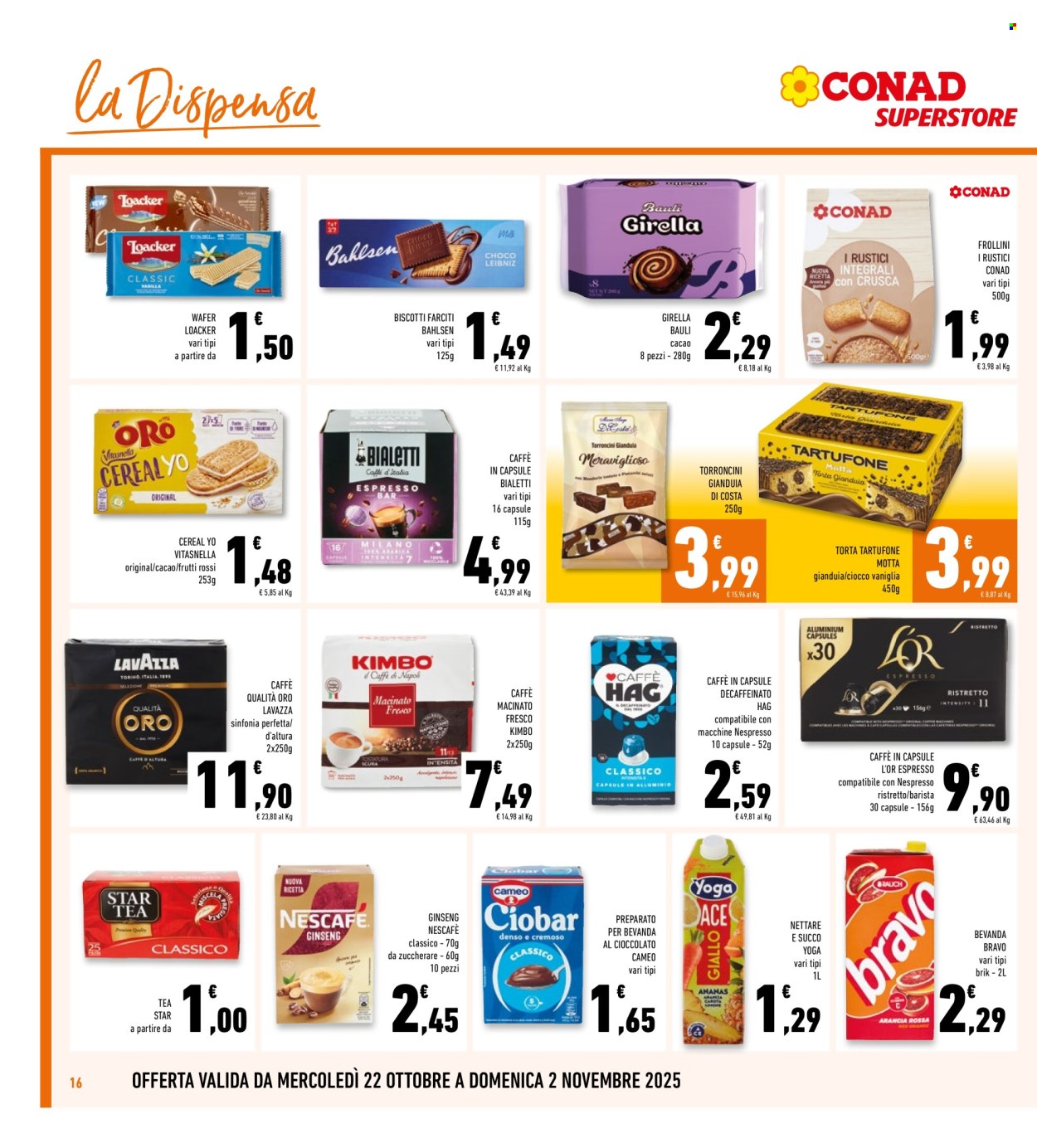 Volantino Conad Superstore - 22/10/2025 - 2/11/2025. Pagina 16