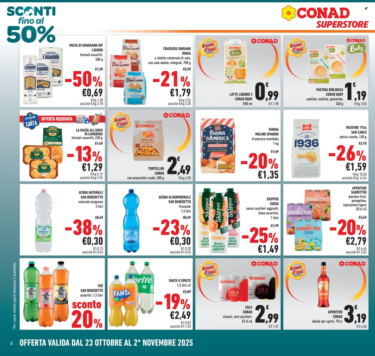 Volantino Conad Superstore - 23/10/2025 - 2/11/2025. Pagina 8