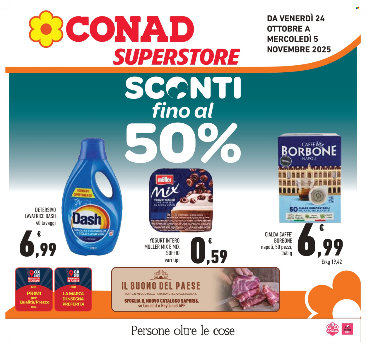 Volantino Conad Superstore - 24/10/2025 - 5/11/2025. Pagina 1