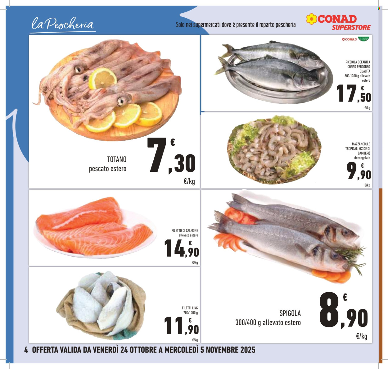 Volantino Conad Superstore - 24/10/2025 - 5/11/2025. Pagina 4