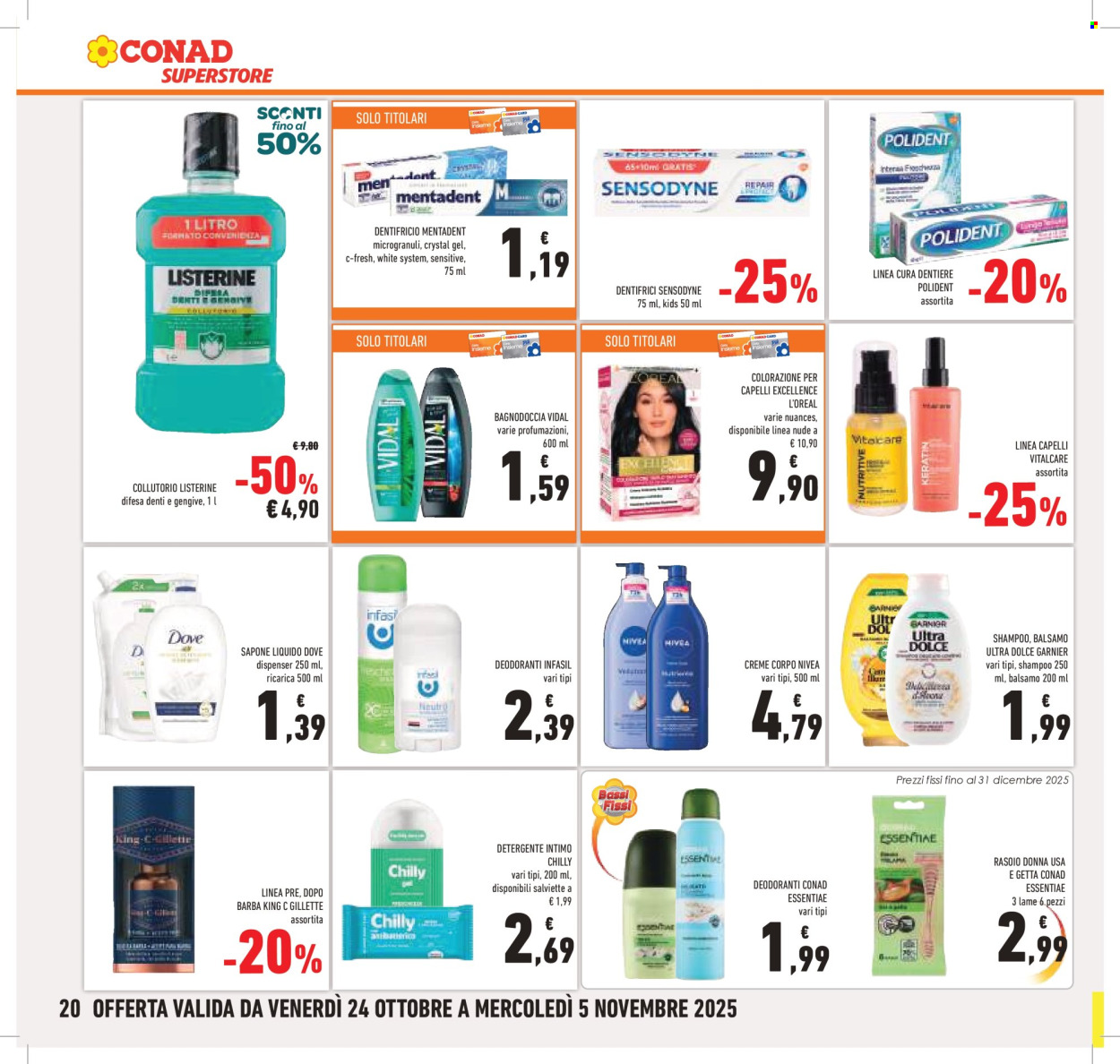 Volantino Conad Superstore - 24/10/2025 - 5/11/2025. Pagina 20