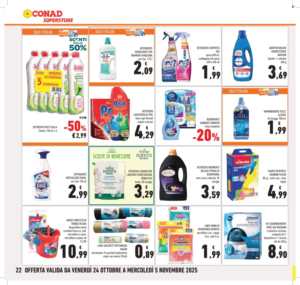 Volantino Conad Superstore - 24/10/2025 - 5/11/2025. Pagina 22