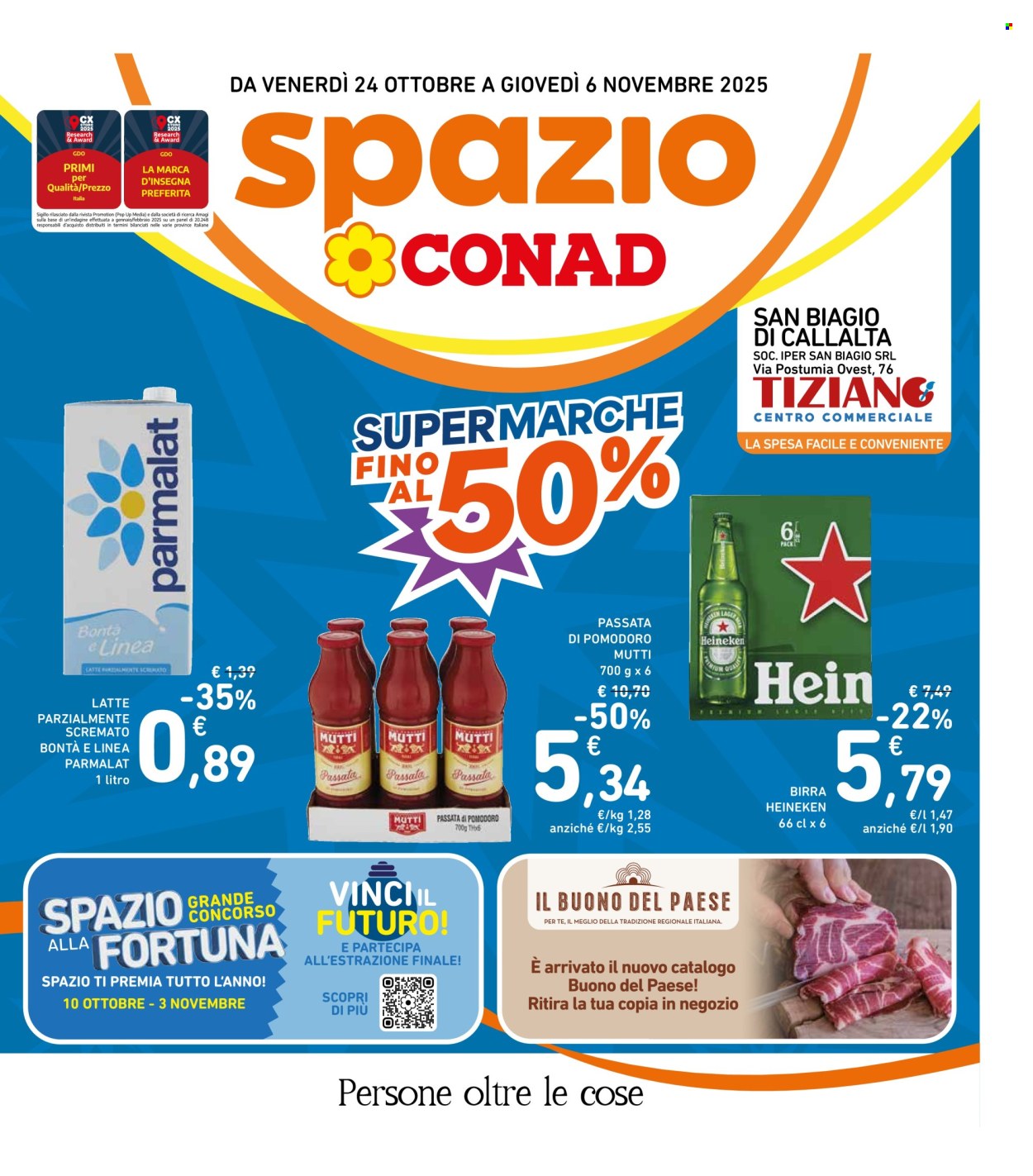 Volantino Spazio Conad - 24/10/2025 - 6/11/2025. Pagina 1