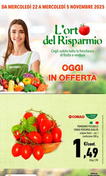 Volantino Conad Superstore - 22/10/2025 - 4/11/2025.