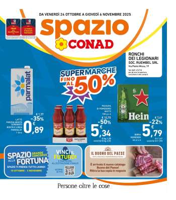 Volantino Spazio Conad - 24/10/2025 - 6/11/2025.