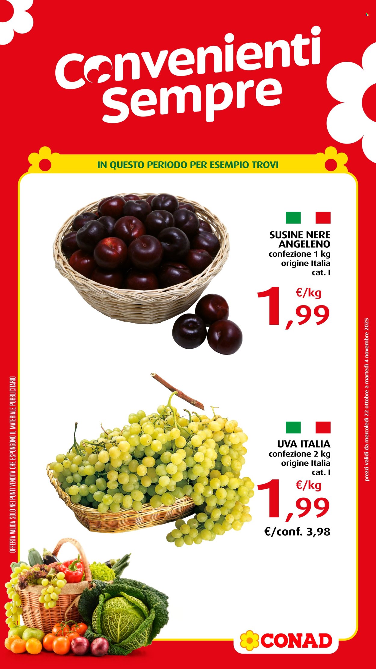 Volantino Conad - 22/10/2025 - 4/11/2025. Pagina 2