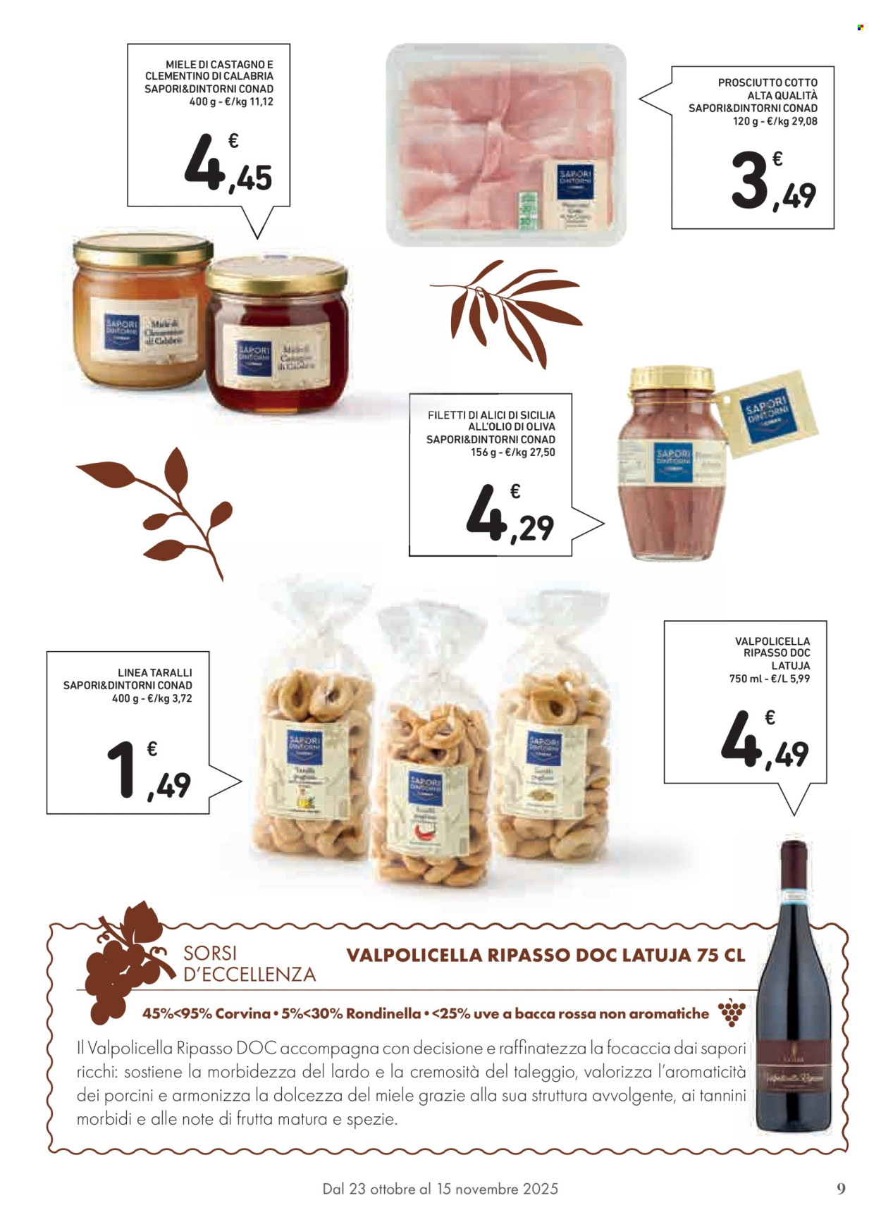 Volantino Conad Superstore - 23/10/2025 - 15/11/2025. Pagina 9