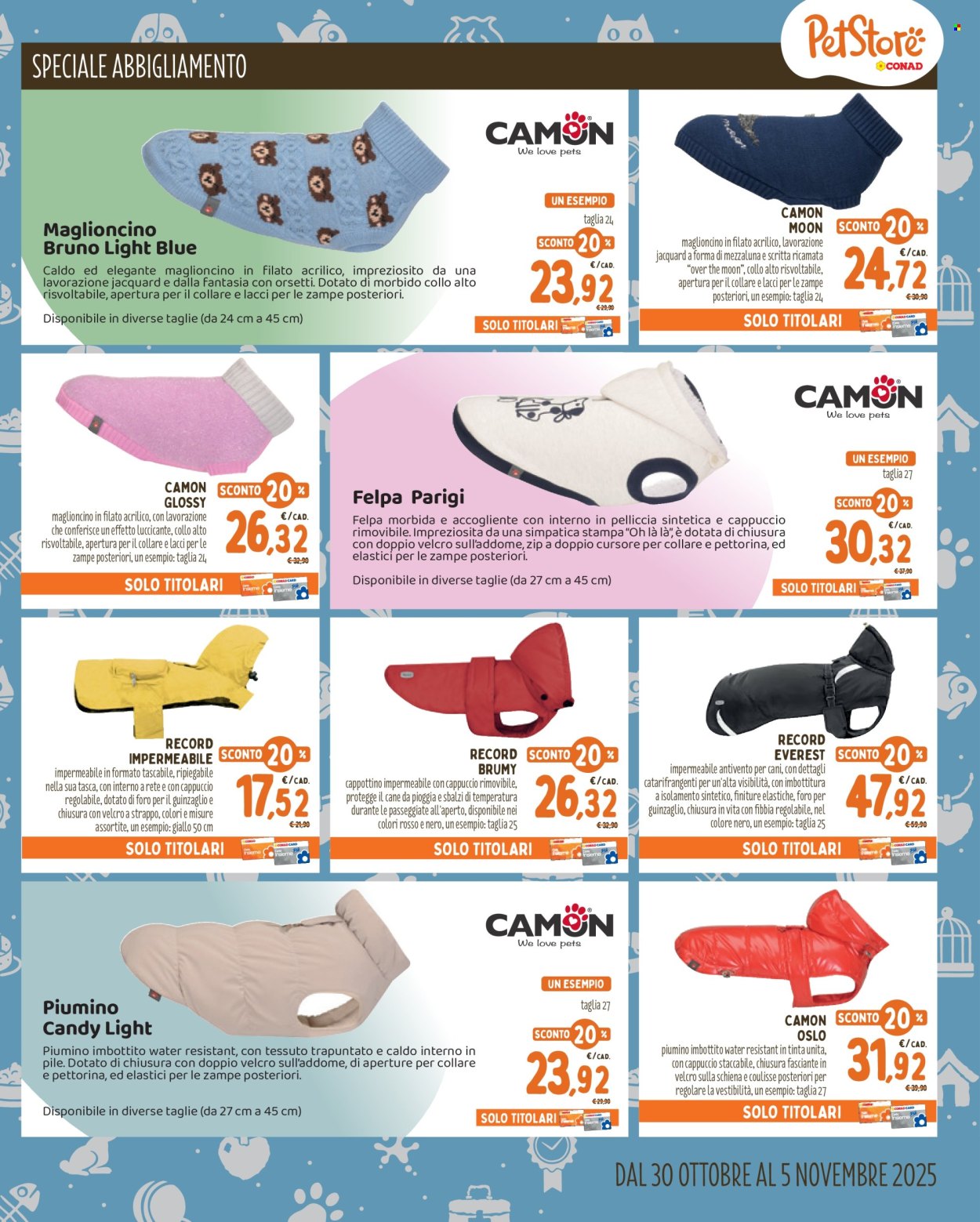 Volantino Pet Store Conad - 30/10/2025 - 5/11/2025. Pagina 7