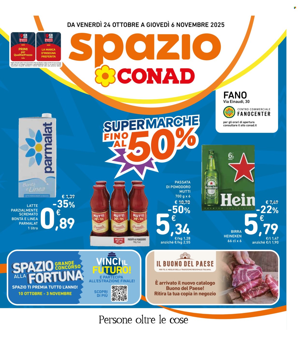 Volantino Spazio Conad - 24/10/2025 - 6/11/2025. Pagina 1