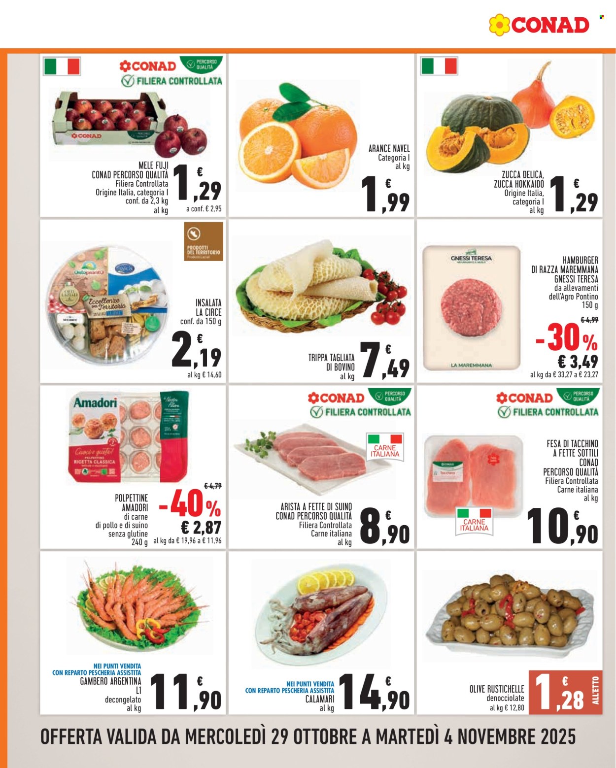 Volantino Conad - 29/10/2025 - 4/11/2025. Pagina 2