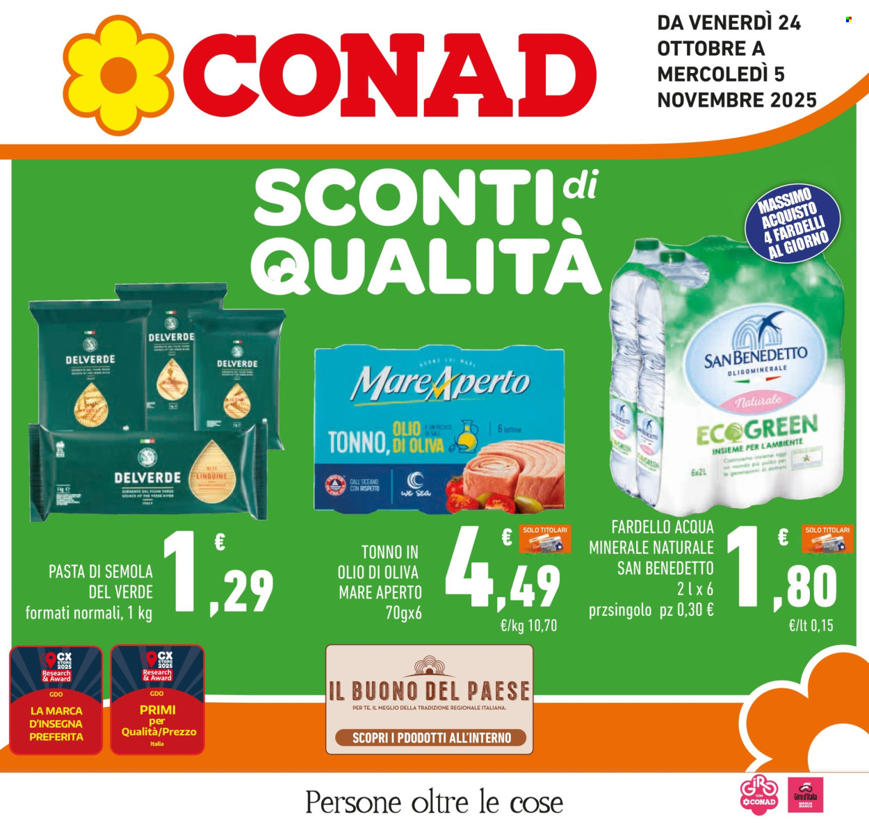 Volantino Conad - 24/10/2025 - 5/11/2025. Pagina 1