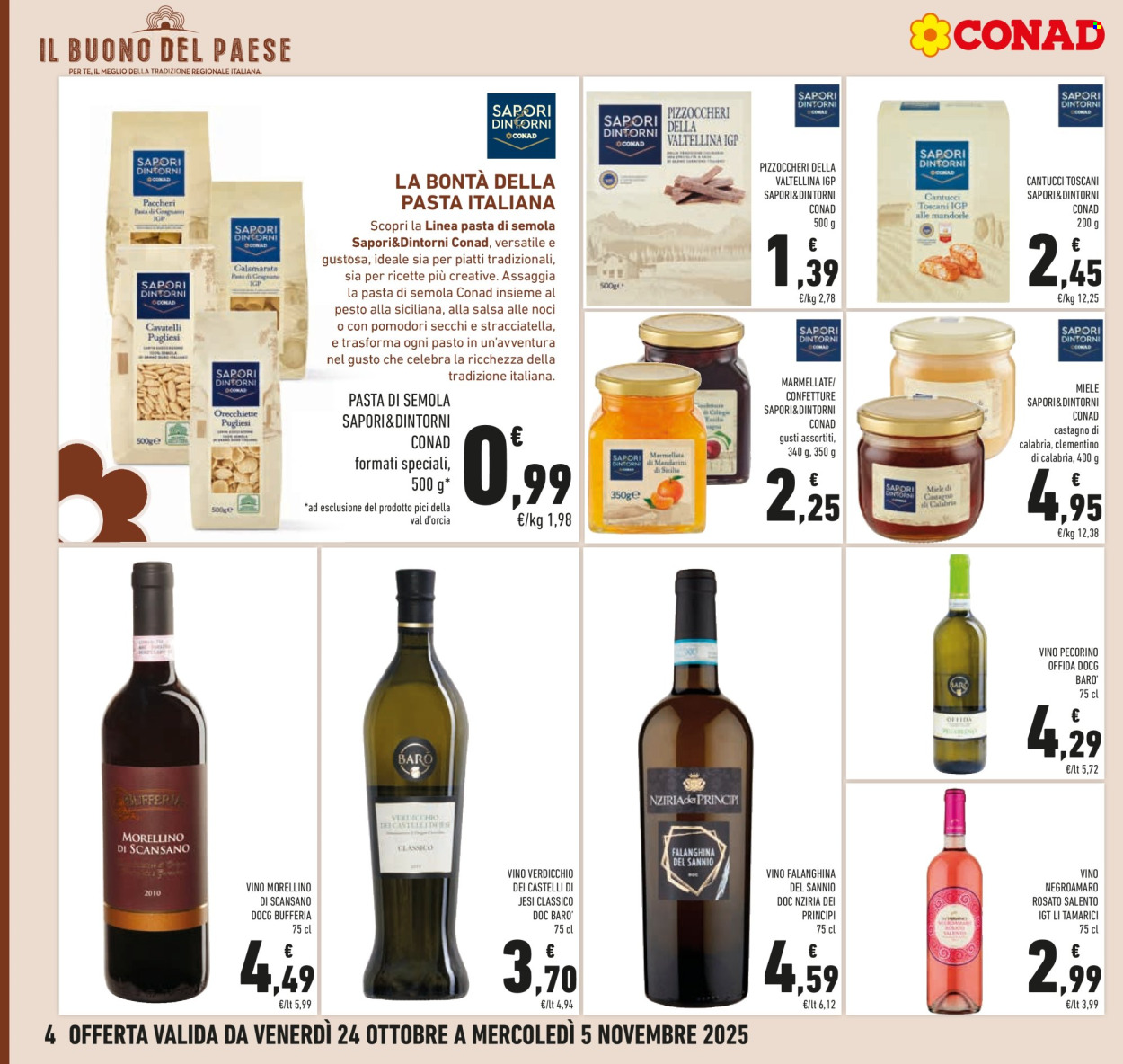 Volantino Conad - 24/10/2025 - 5/11/2025. Pagina 4