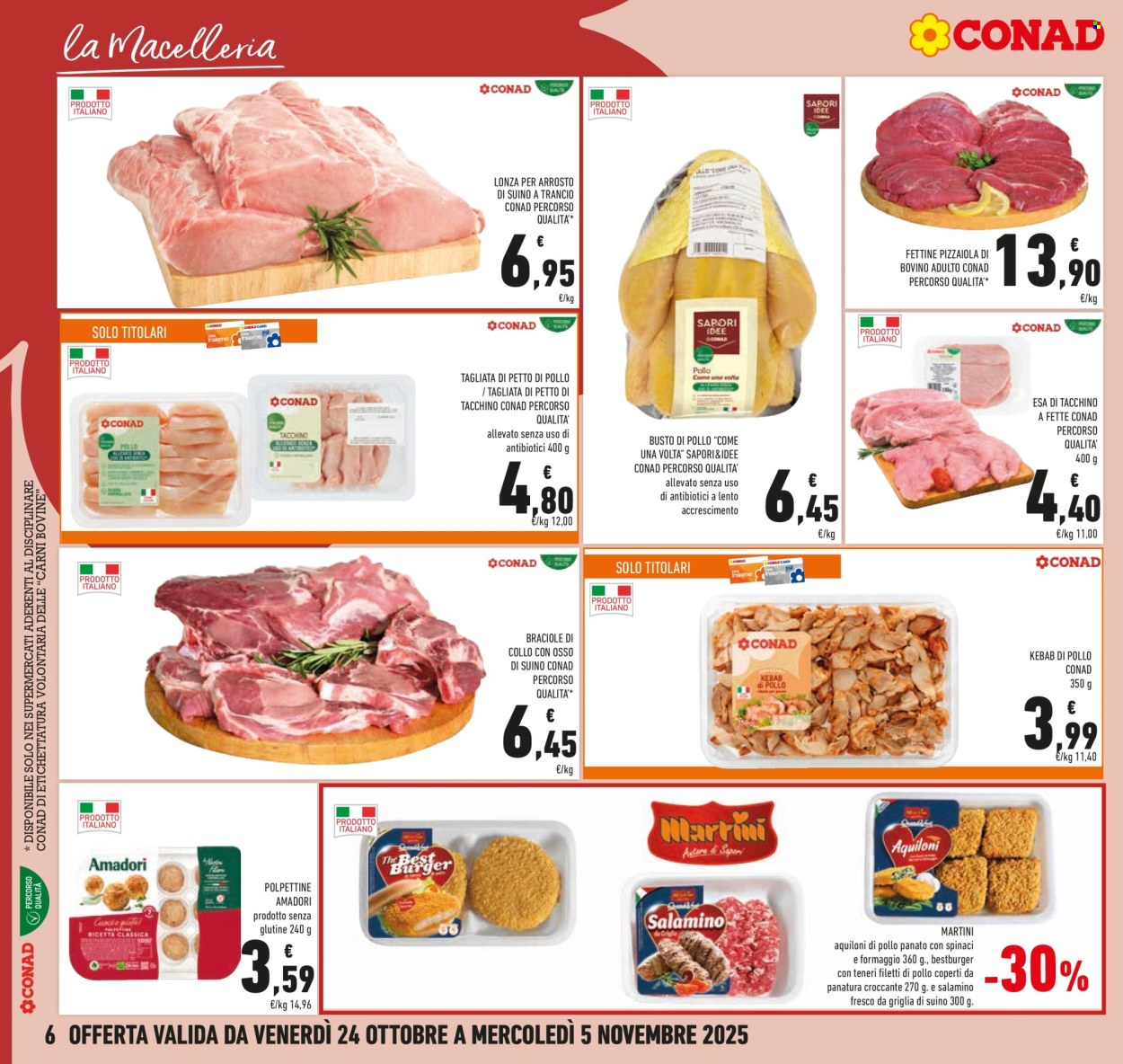 Volantino Conad - 24/10/2025 - 5/11/2025. Pagina 6