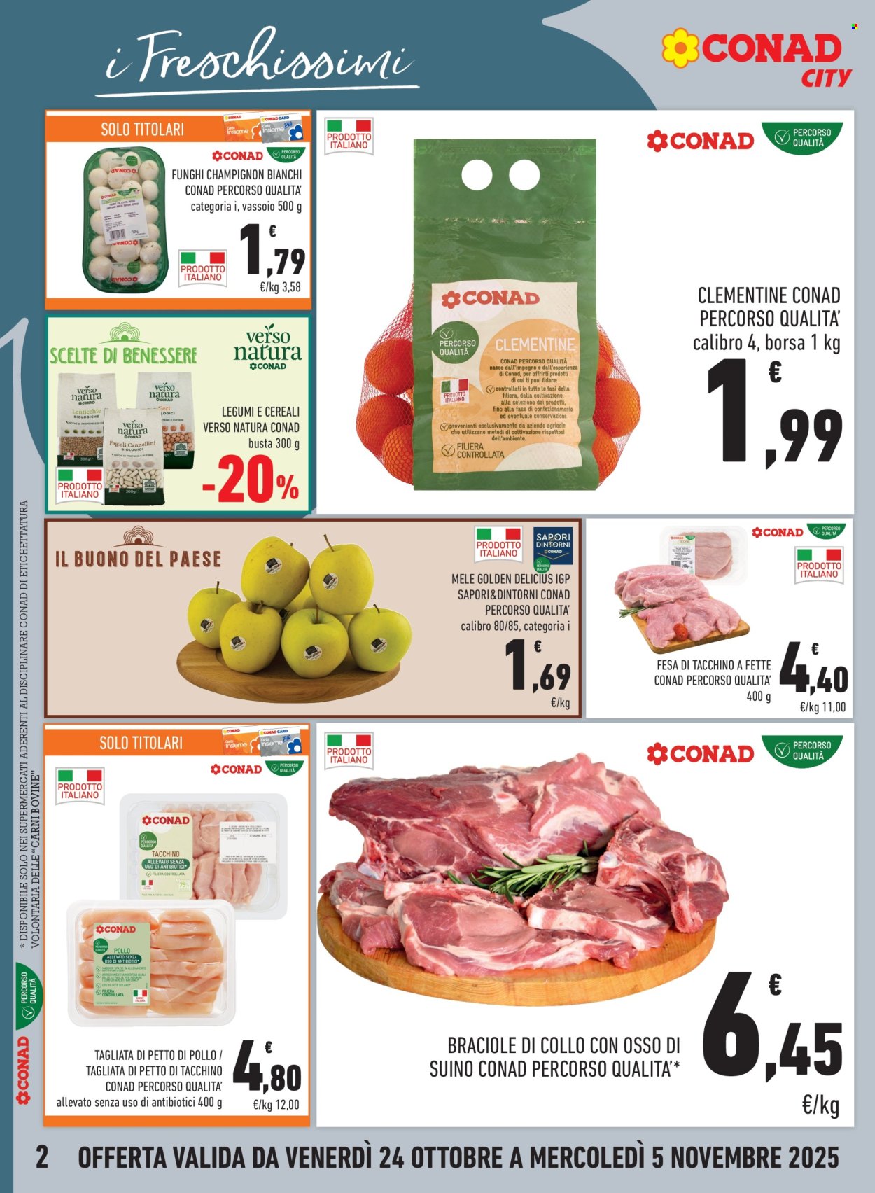 Volantino Conad - 24/10/2025 - 5/11/2025. Pagina 2