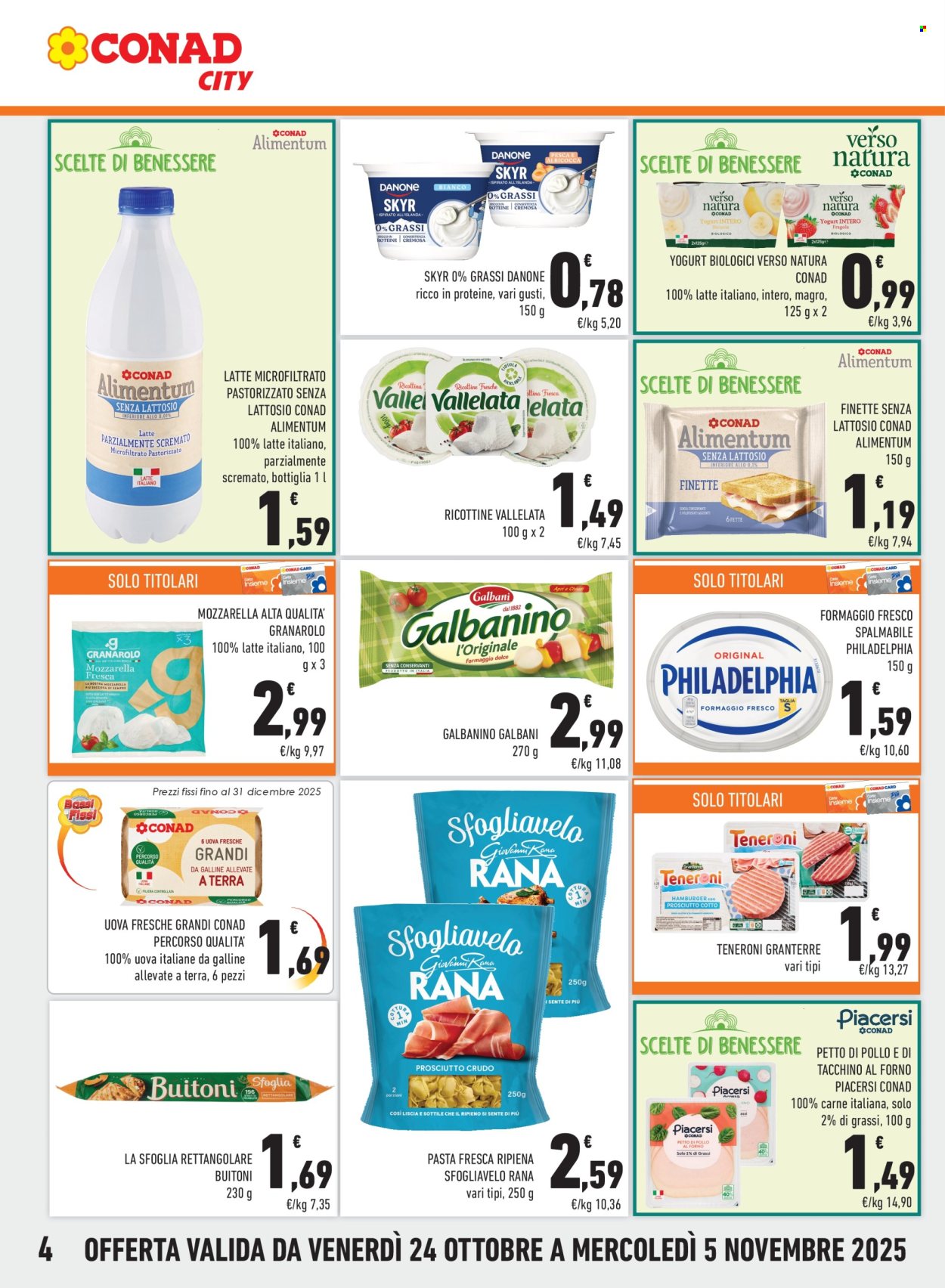 Volantino Conad - 24/10/2025 - 5/11/2025. Pagina 4