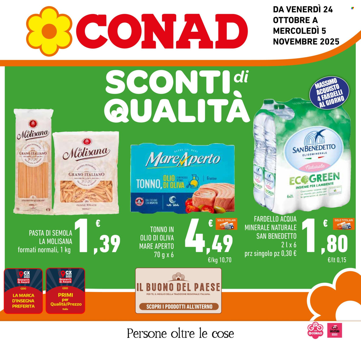Volantino Conad - 24/10/2025 - 5/11/2025. Pagina 1