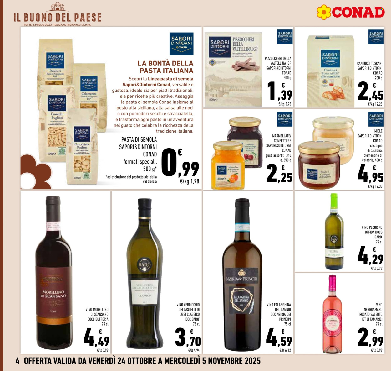 Volantino Conad - 24/10/2025 - 5/11/2025. Pagina 4