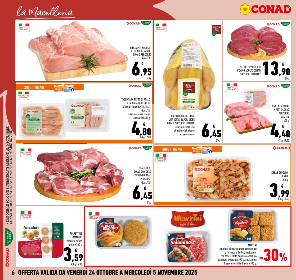 Volantino Conad - 24/10/2025 - 5/11/2025. Pagina 6