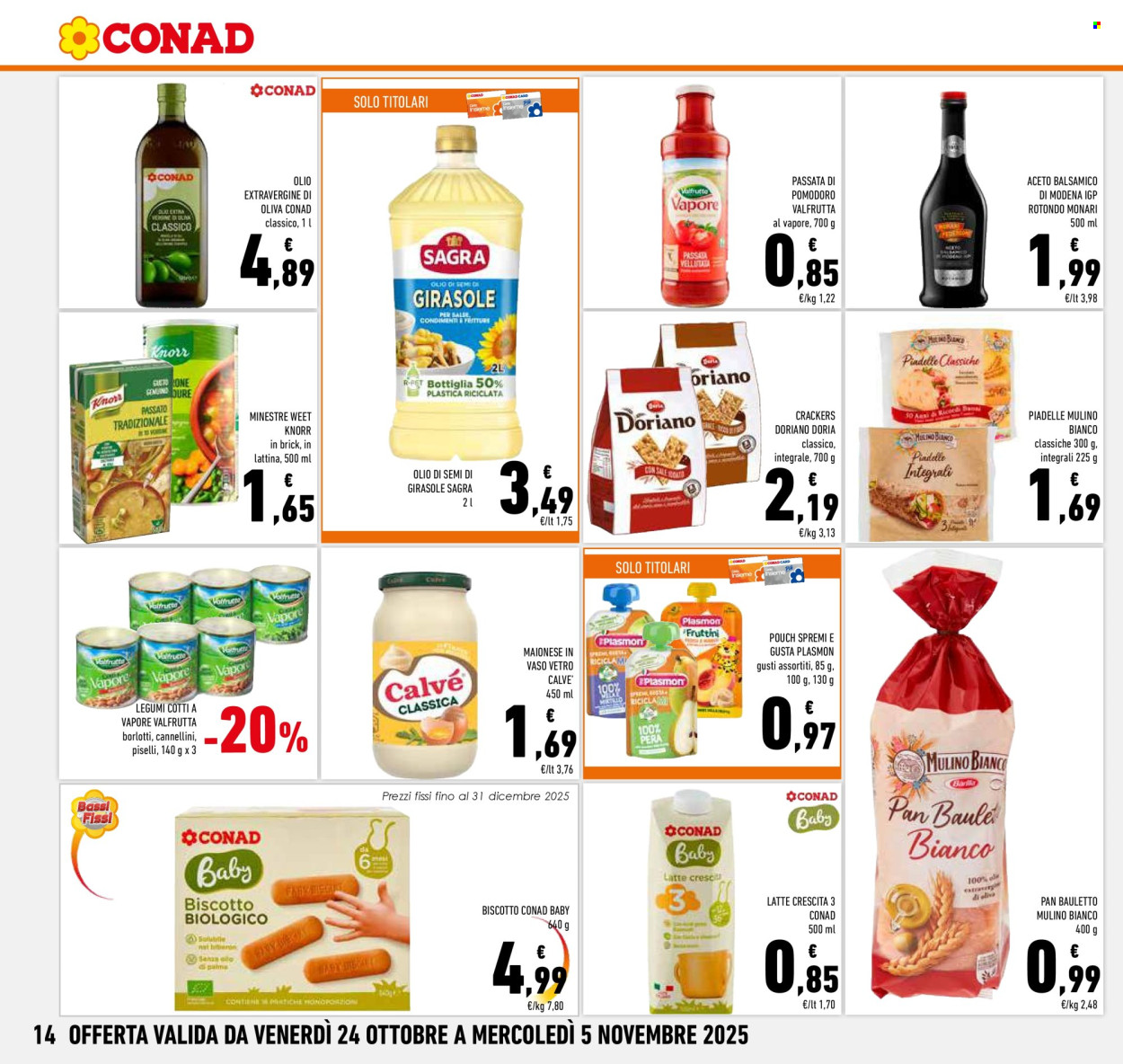 Volantino Conad - 24/10/2025 - 5/11/2025. Pagina 14
