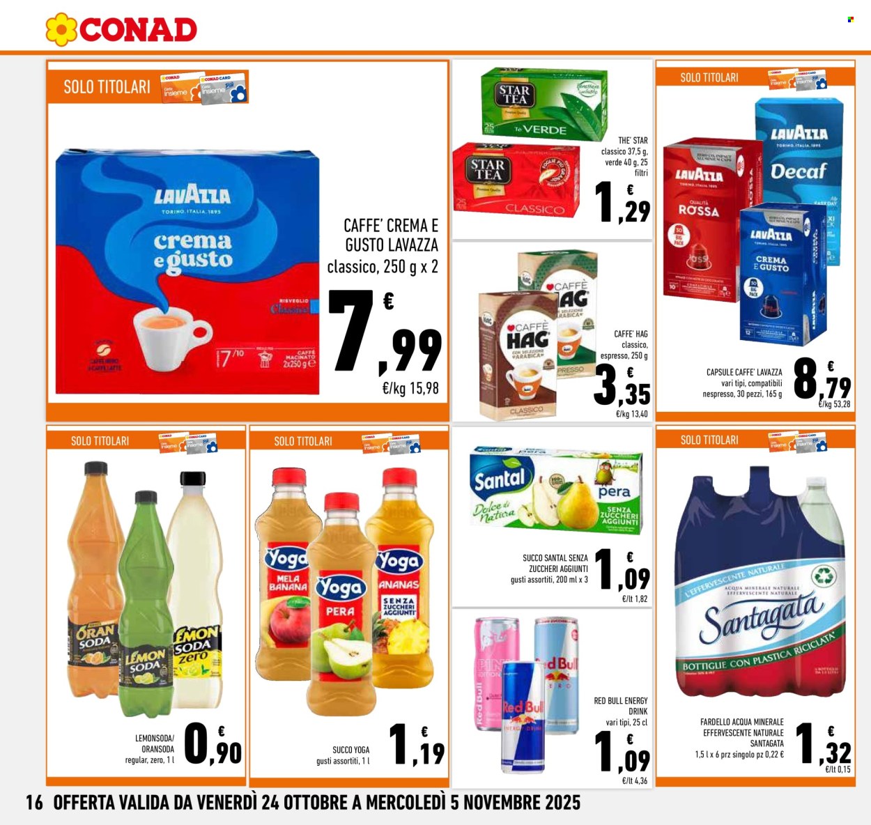 Volantino Conad - 24/10/2025 - 5/11/2025. Pagina 16