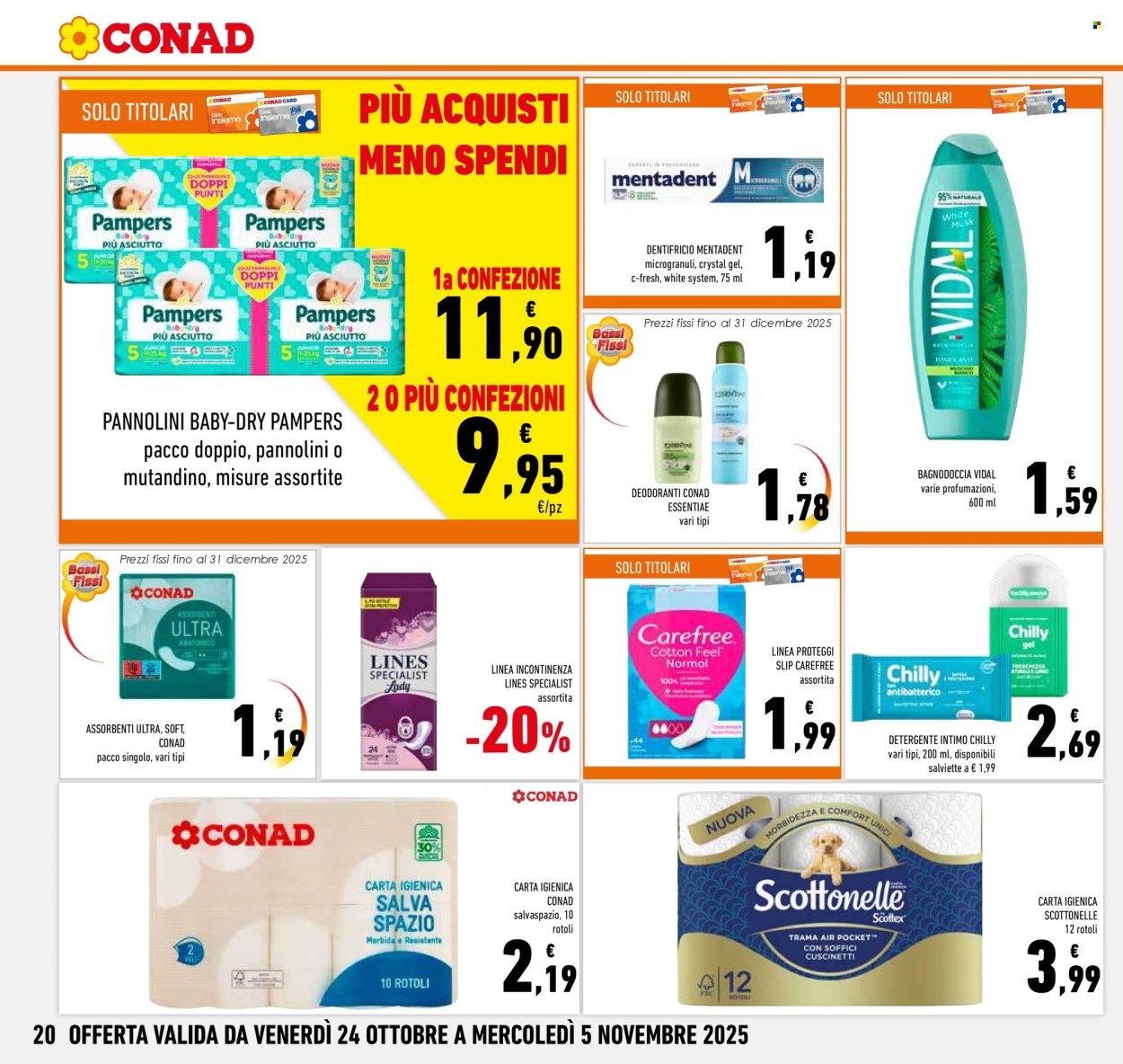Volantino Conad - 24/10/2025 - 5/11/2025. Pagina 20