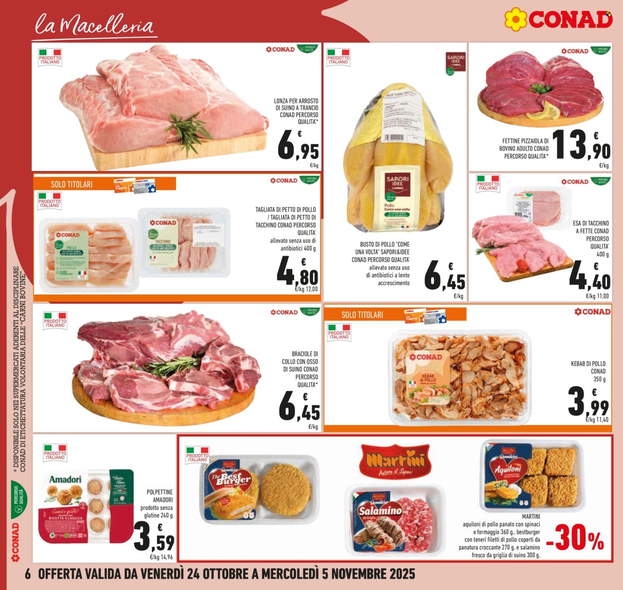 Volantino Conad - 24/10/2025 - 5/11/2025. Pagina 6