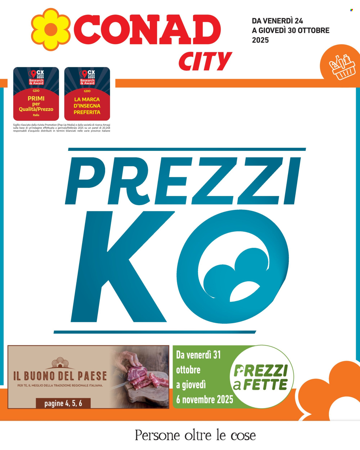 Volantino Conad - 24/10/2025 - 30/10/2025. Pagina 1