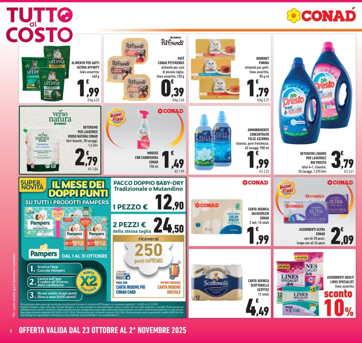 Volantino Conad - 23/10/2025 - 2/11/2025. Pagina 8