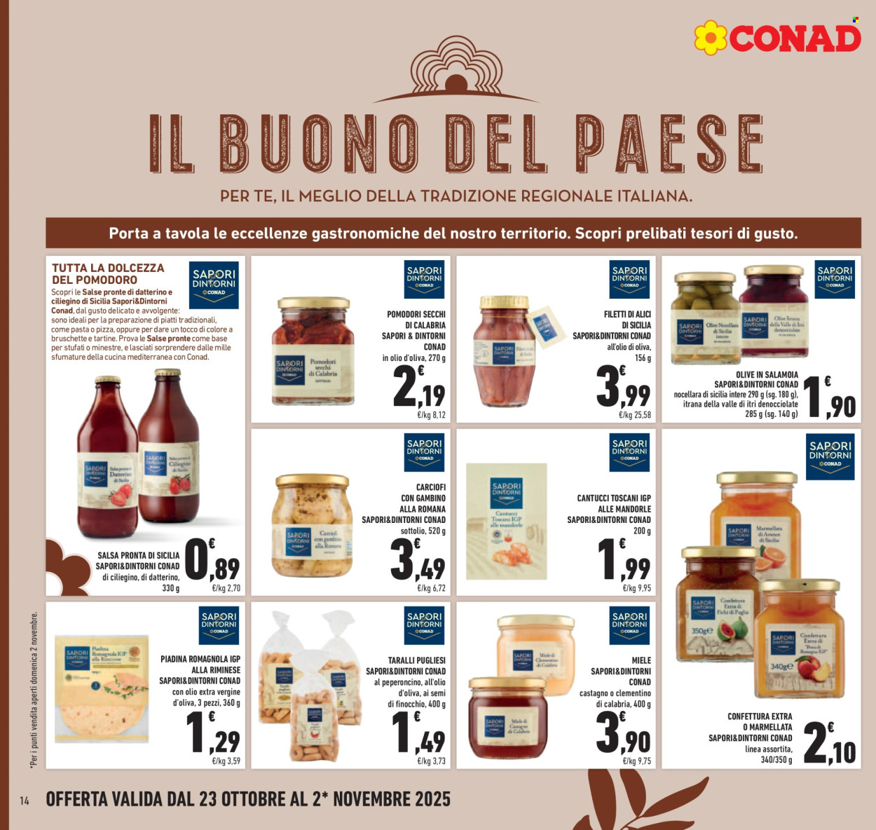 Volantino Conad - 23/10/2025 - 2/11/2025. Pagina 14