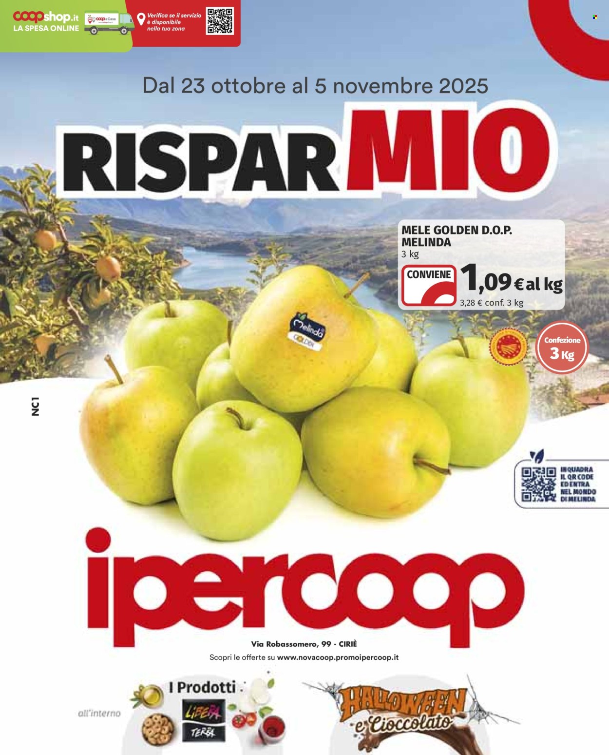 Volantino Coop - 23/10/2025 - 5/11/2025. Pagina 1