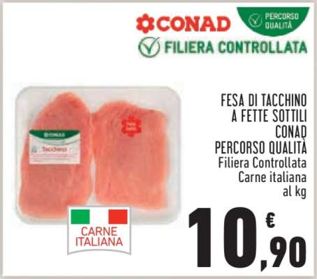 Fesa di Tacchino a Fette Sottili