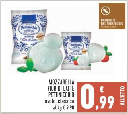 Mozzarella Fior di Latte Pettinicchio