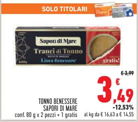 Tonno Benessere Sapori di Mare