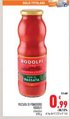 Passata di Pomodoro Rodolfi