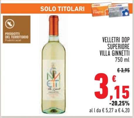 VELLETRI DOP SUPERIORE VILLA GINNETTI