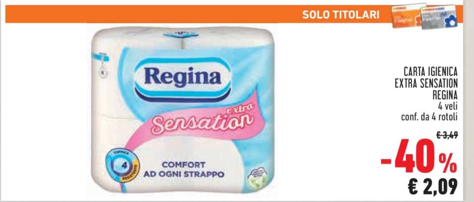 CARTA IGIENICA EXTRA SENSATION REGINA