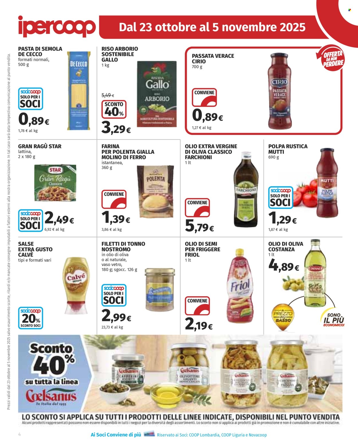 Volantino Coop - 23/10/2025 - 5/11/2025. Pagina 4