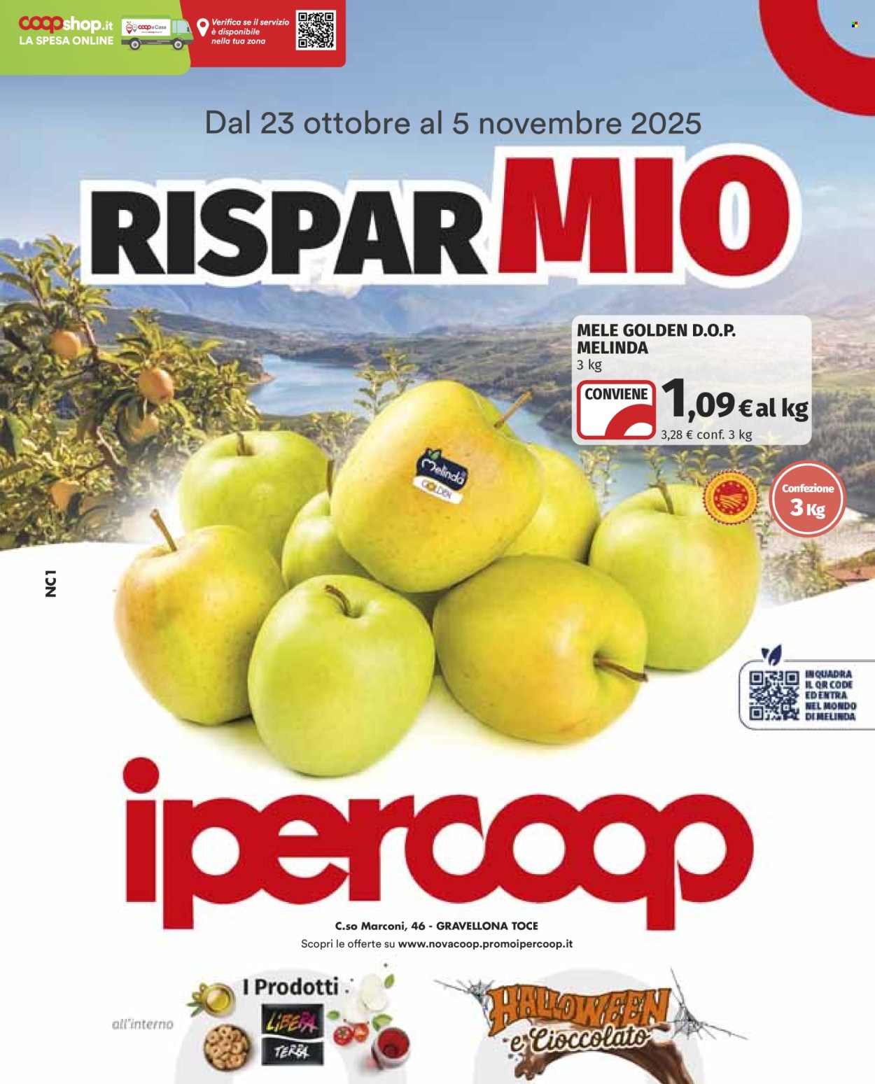 Volantino Coop - 23/10/2025 - 5/11/2025. Pagina 1