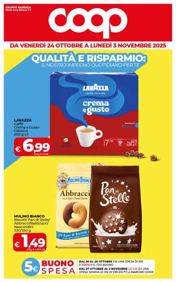 Volantino Coop - 24/10/2025 - 3/11/2025.