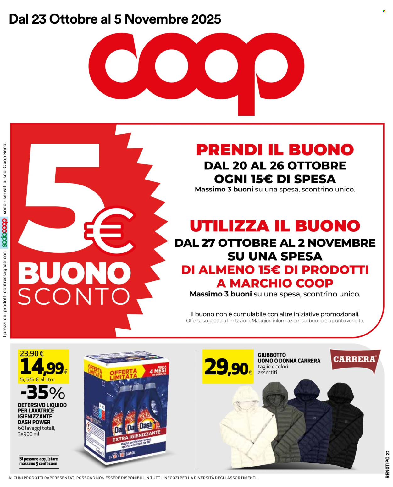 Volantino Coop - 23/10/2025 - 5/11/2025. Pagina 1