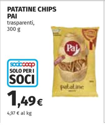 PATATINE CHIPS PAI