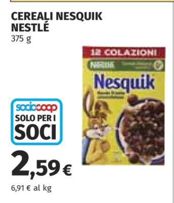 Cereali Nesquik Nestlé